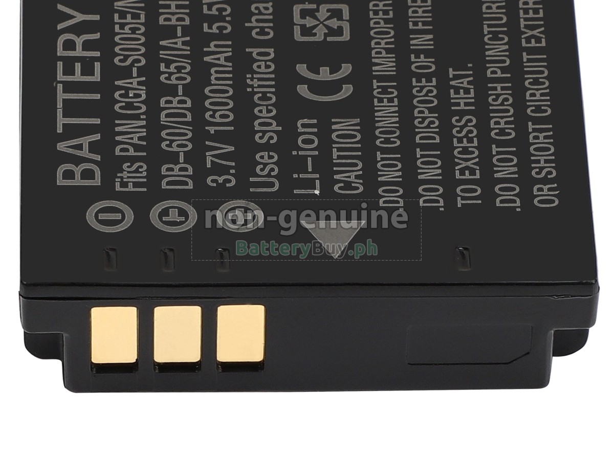 Panasonic DMC-FX3 Replacement Battery