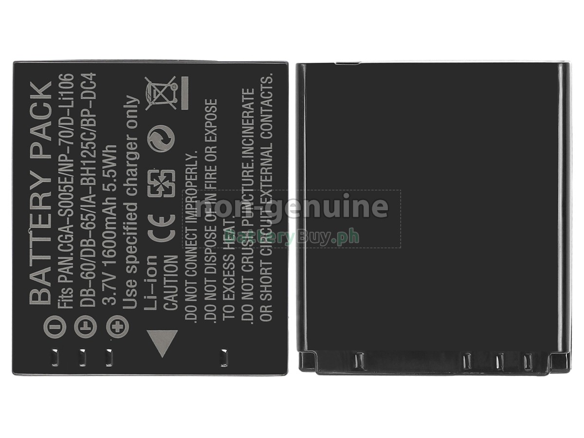Panasonic DMC-FX3 Replacement Battery