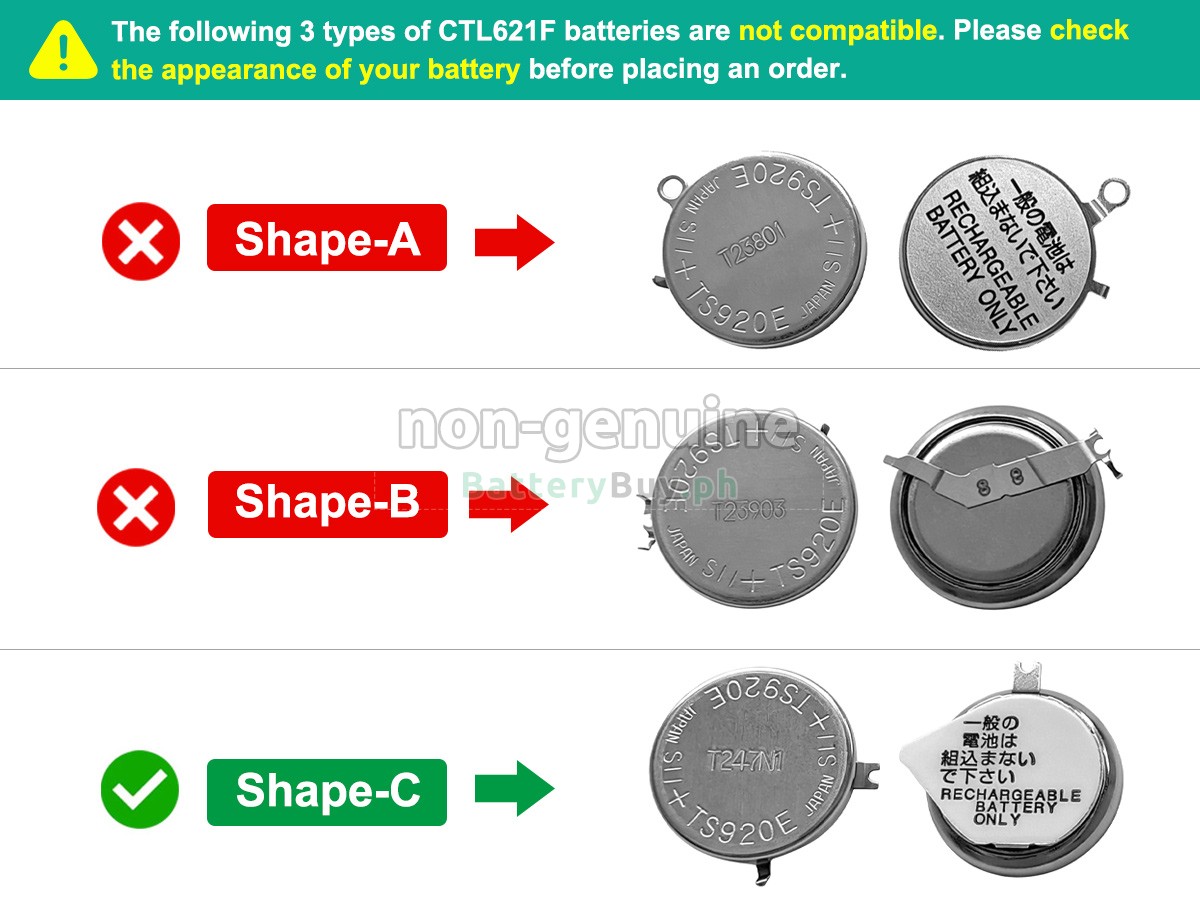 Panasonic TS920E Replacement Battery