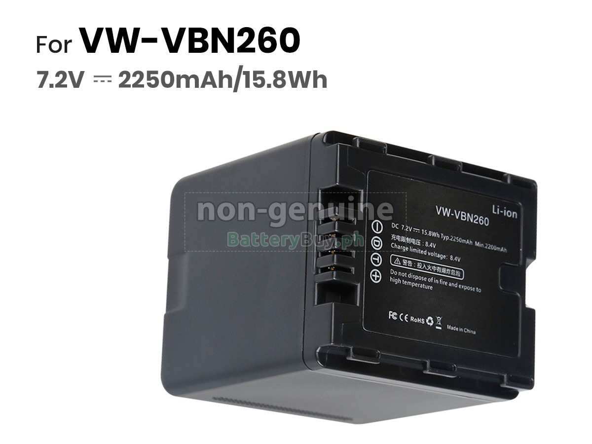Panasonic VW-VBN260 Replacement Battery