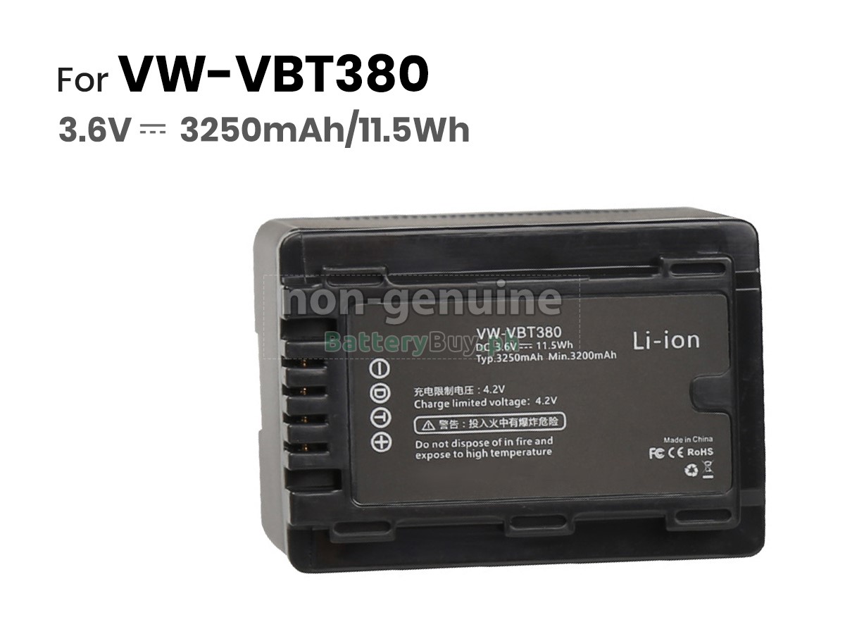 Panasonic HC-V230M Replacement Battery
