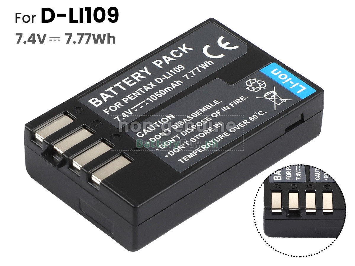 PENTAX K-S1 Replacement Battery