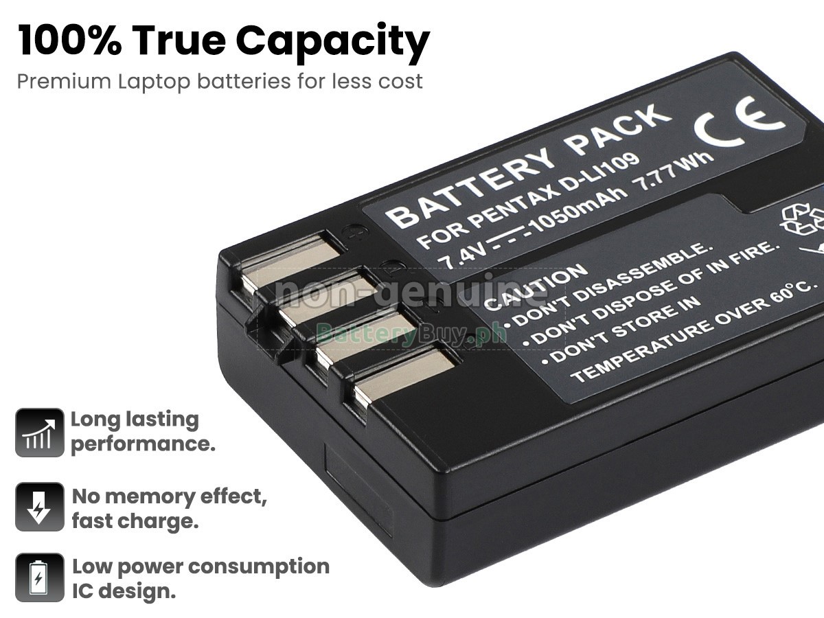 PENTAX K-S1 Replacement Battery
