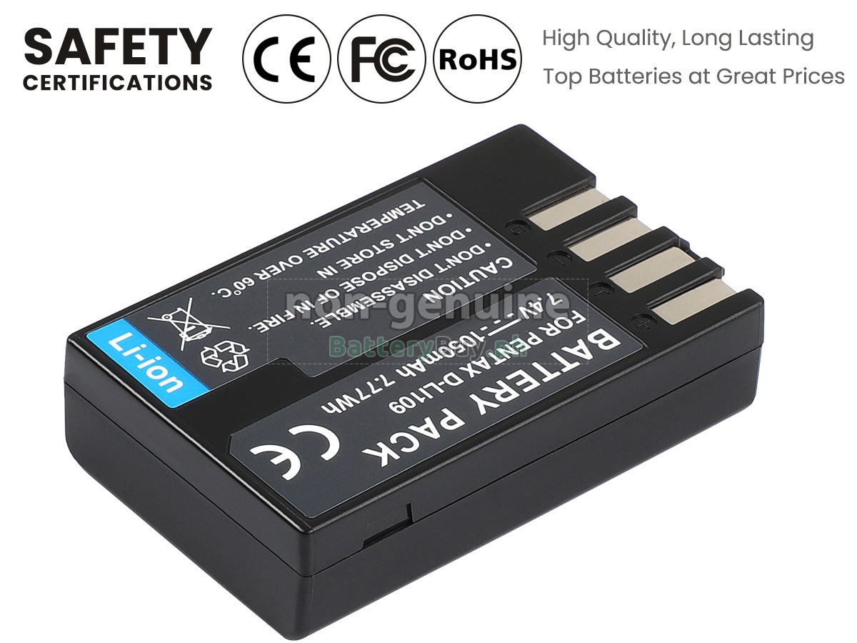 PENTAX K-S1 Replacement Battery