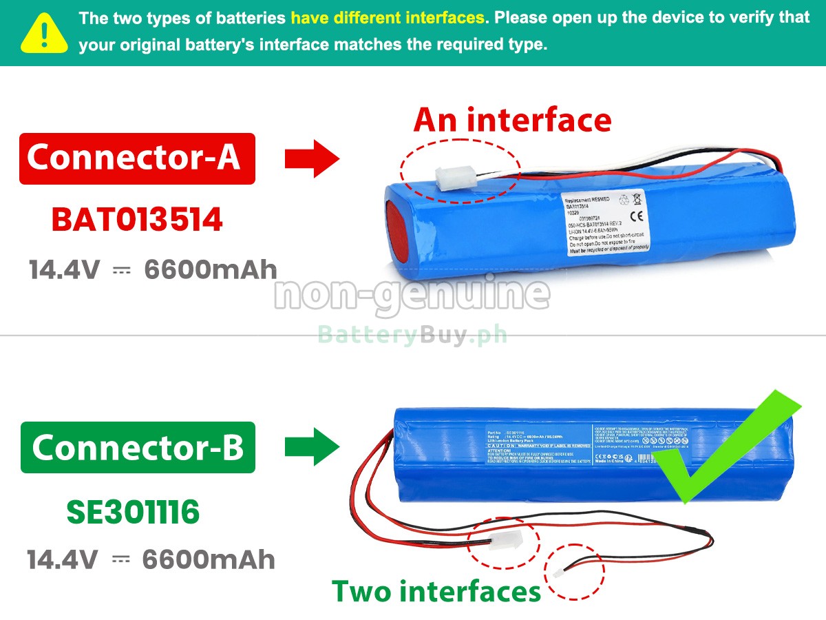 ResMed ELISEE 150 Replacement Battery