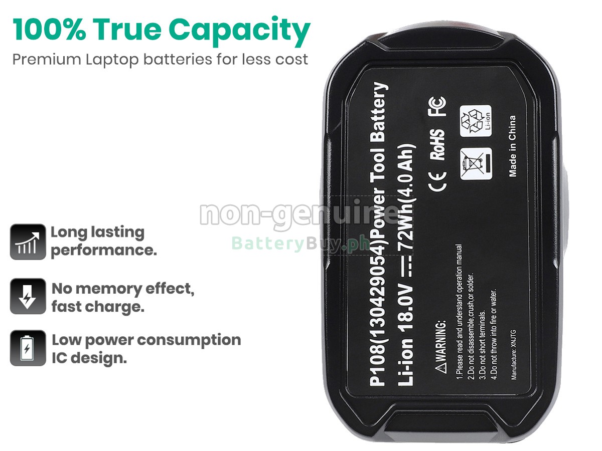 Ryobi P3310 Replacement Battery