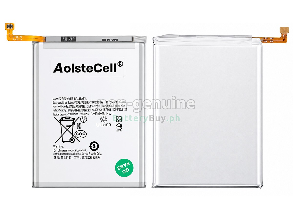 Samsung EB-BA315ABY Replacement Battery