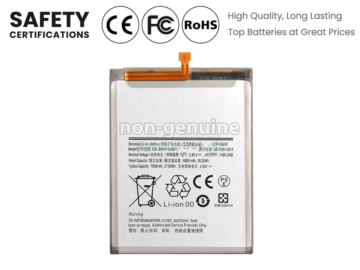 Samsung GALAXY M515F Replacement Battery