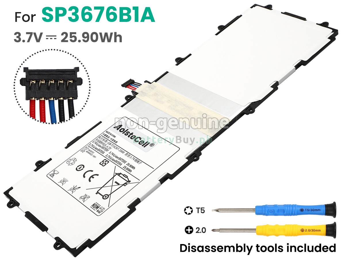 Samsung GT-P5100 Galaxy TAB 2 10.1 Replacement Battery