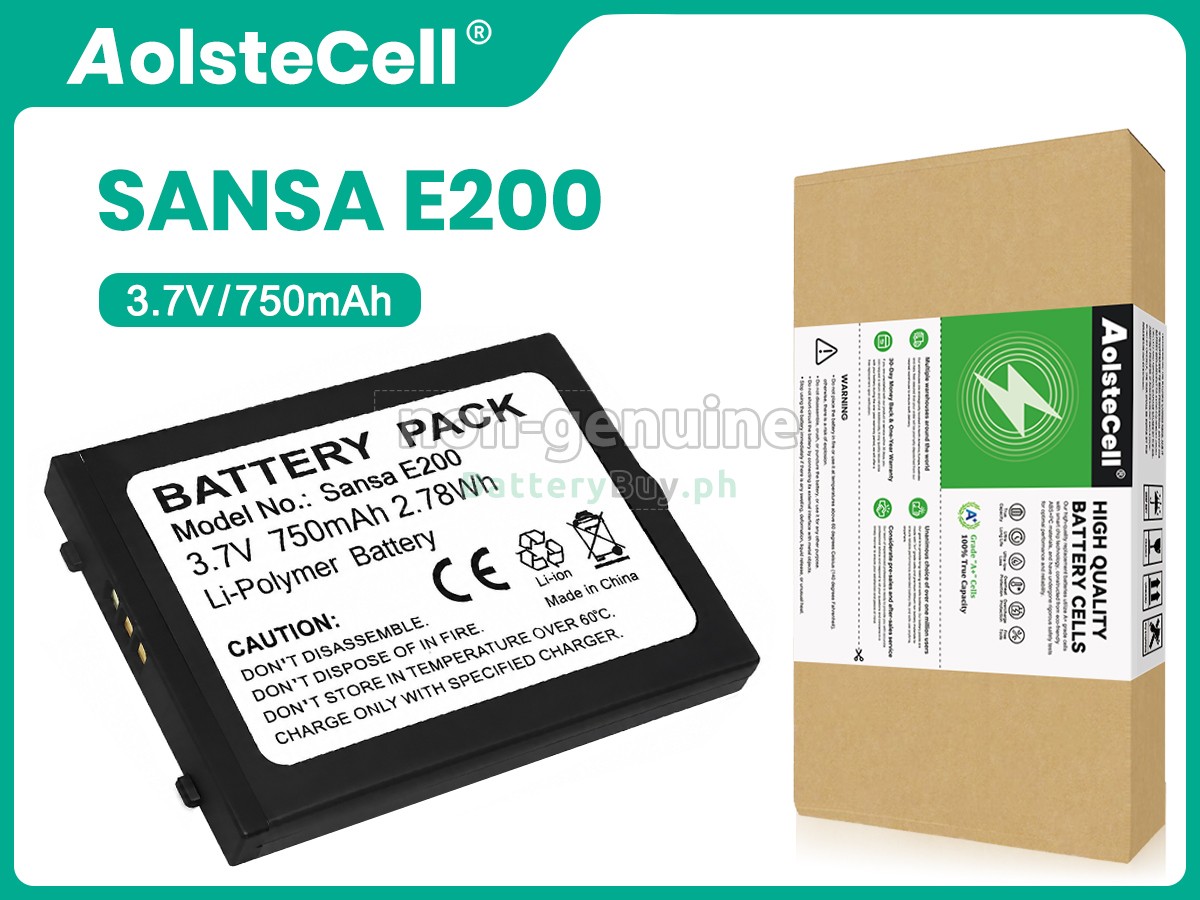 SanDisk SANSA E200 Replacement Battery