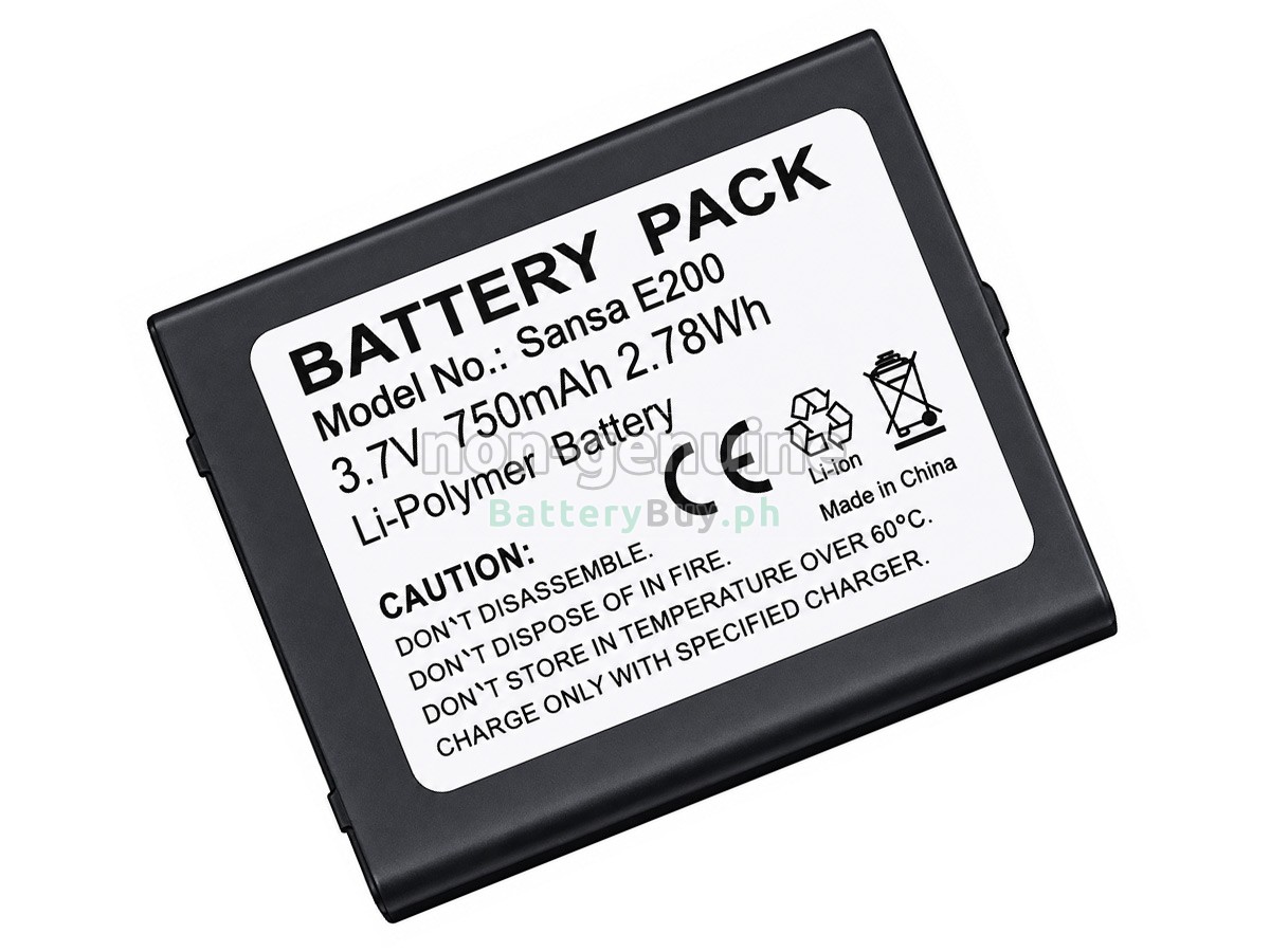 SanDisk SANSA E200 Replacement Battery