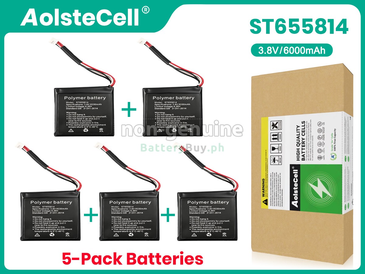 Senter ST655814-5PCS Replacement Battery