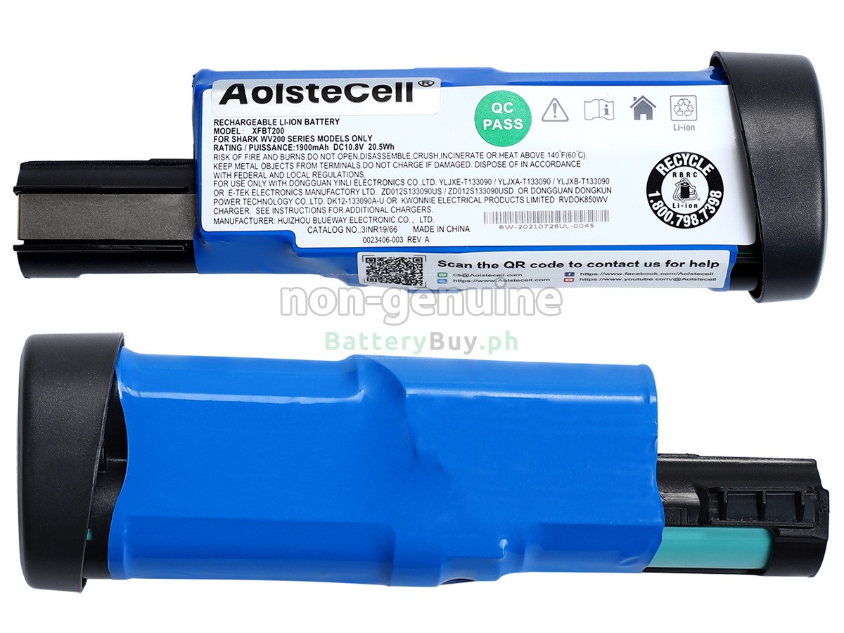 Shark XFBT200UKCO Replacement Battery