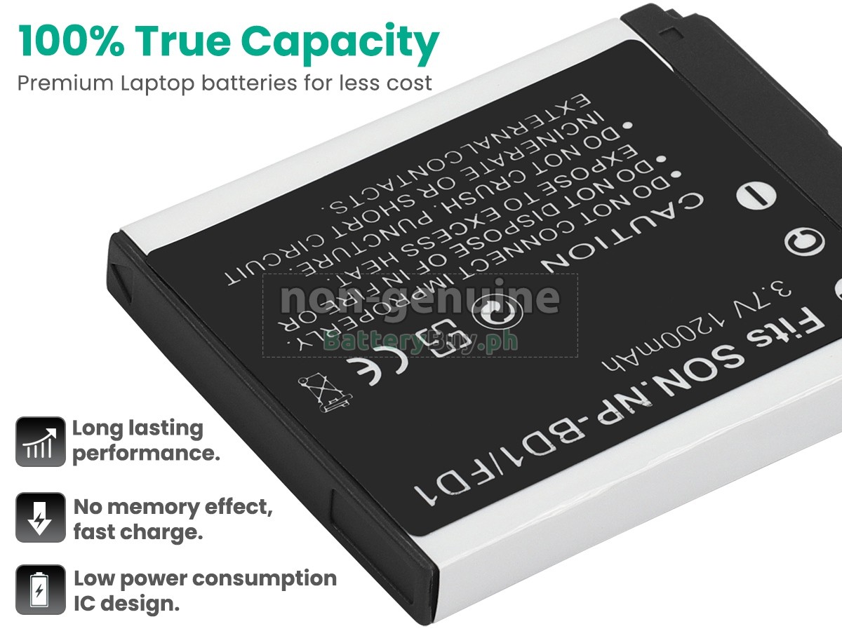 Sony DSC-TX1H Replacement Battery