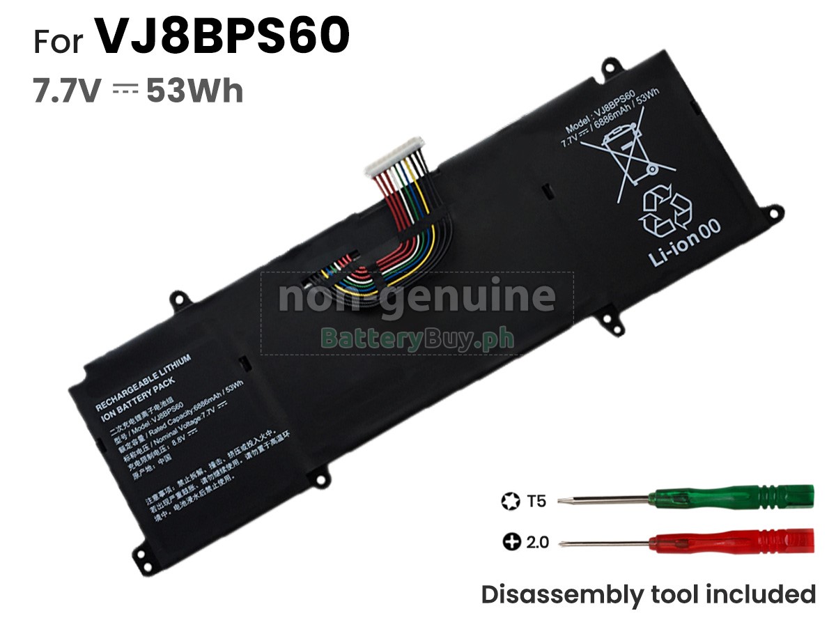 Sony VJ8BPS60 Replacement Battery