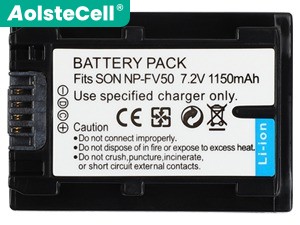 Battery for Sony np-fv50