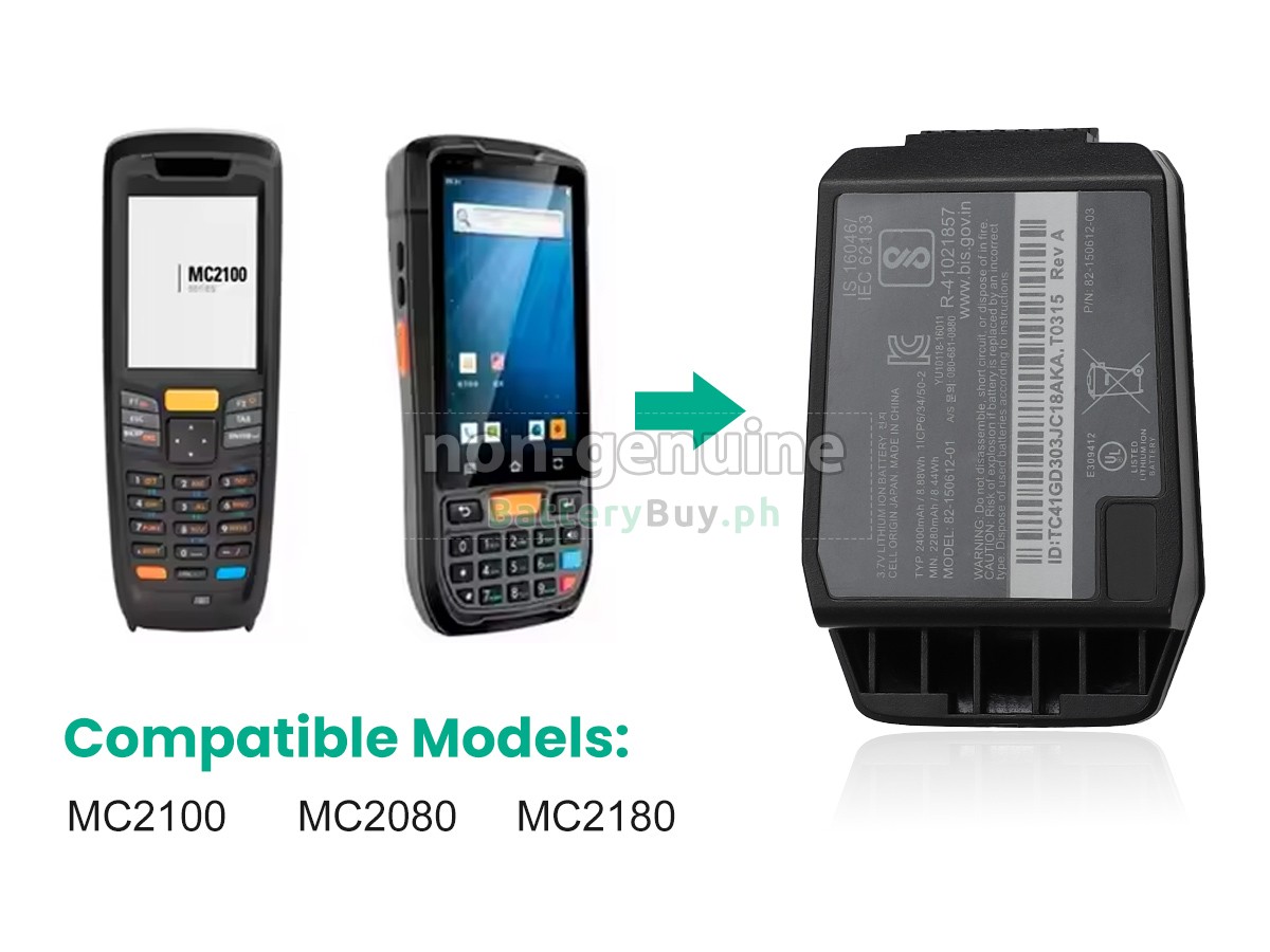 Symbol BTRY-MC21EAB0E Replacement Battery