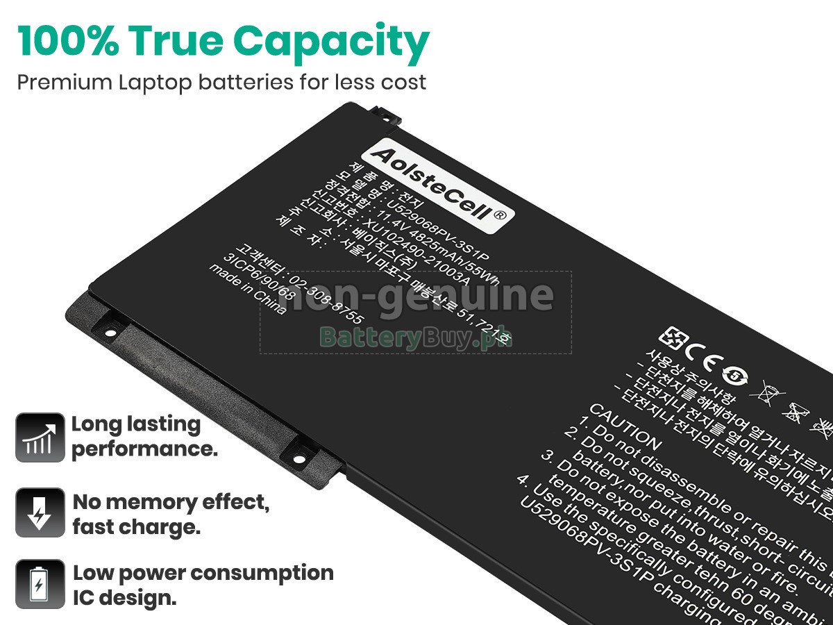 Teclast U529068PV-3S1P Replacement Battery