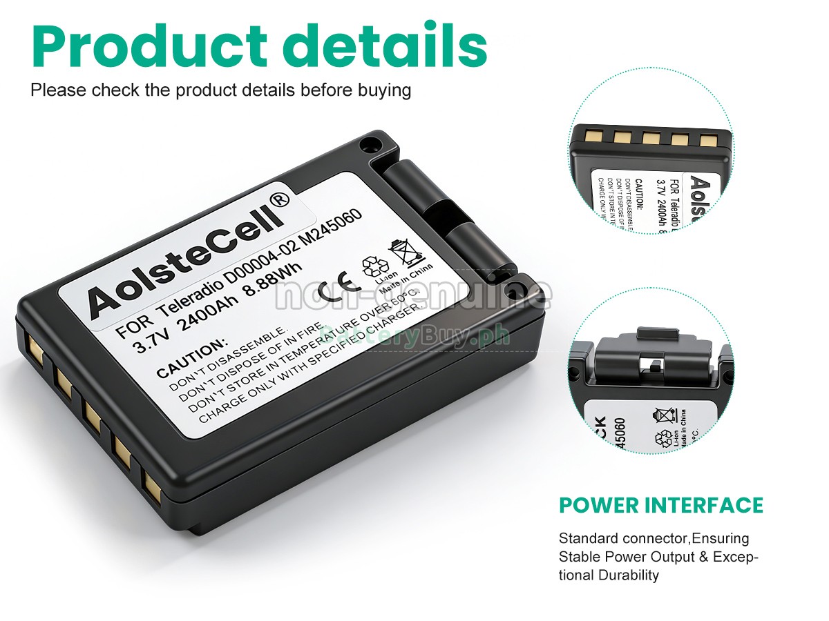 Teleradio 22.381.2 Replacement Battery