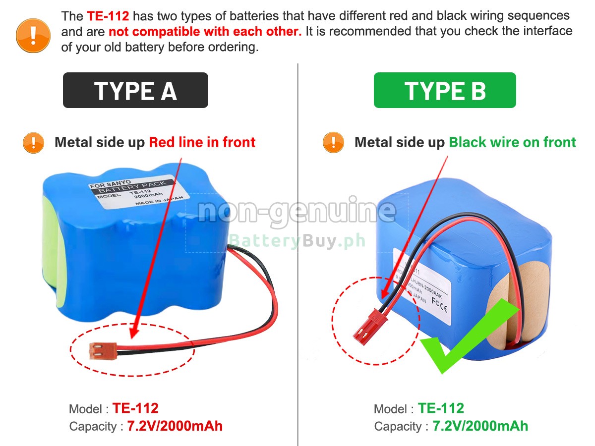 Terumo 6N-1200SCK Replacement Battery