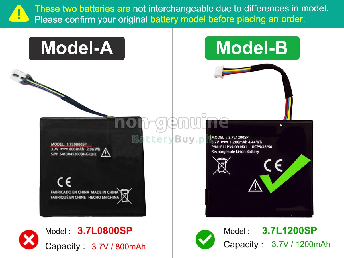 Texas Instruments 1815 F071D Replacement Battery