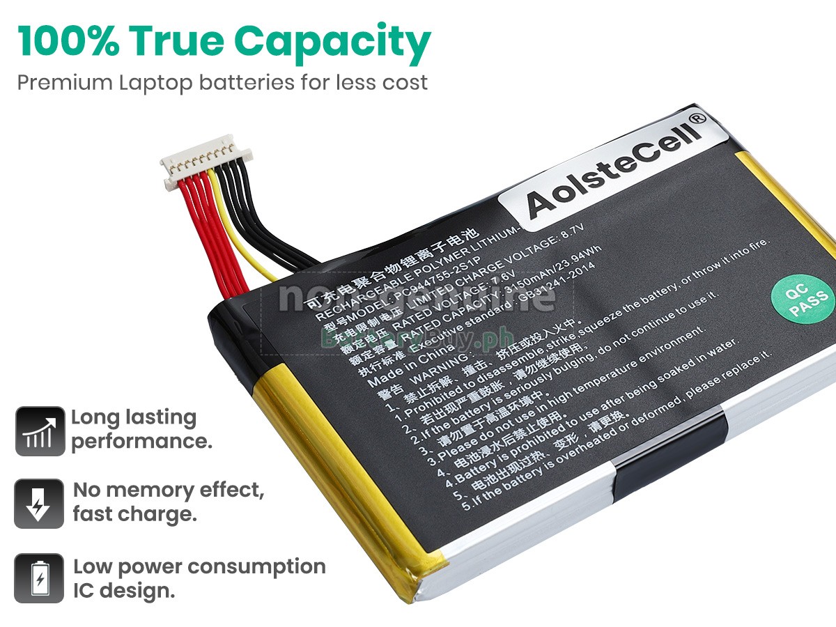 Topdon PC944755-2S1P Replacement Battery