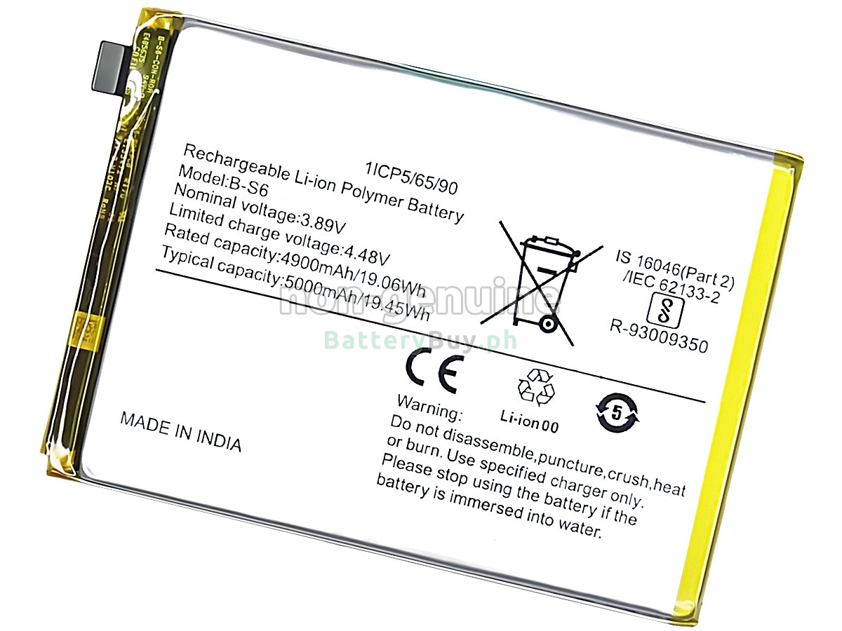 Vivo B-S6 Replacement Battery
