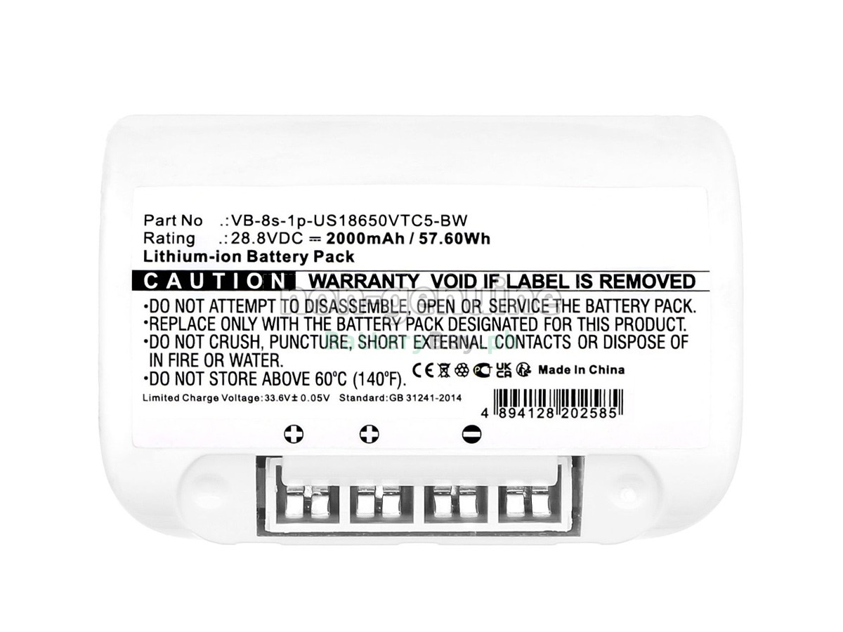 Vorwerk Kobold 02-20-2000 Replacement Battery