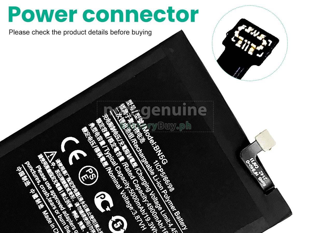 XiaoMi BN5G Replacement Battery
