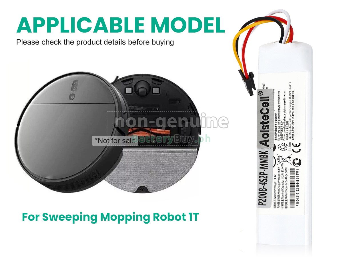 XiaoMi MOP PRO 2 Replacement Battery