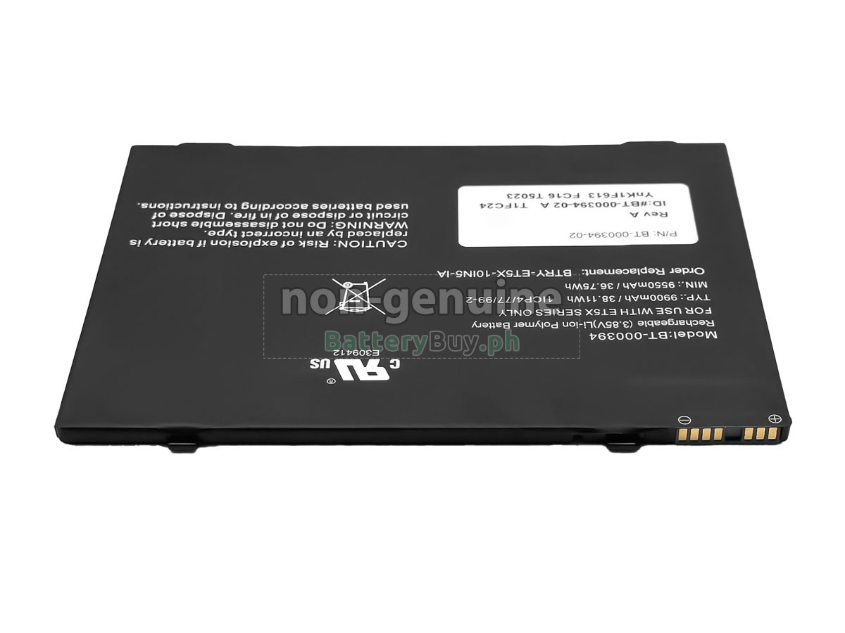Zebra BTRY-ET5X-10IN5-IA Replacement Battery