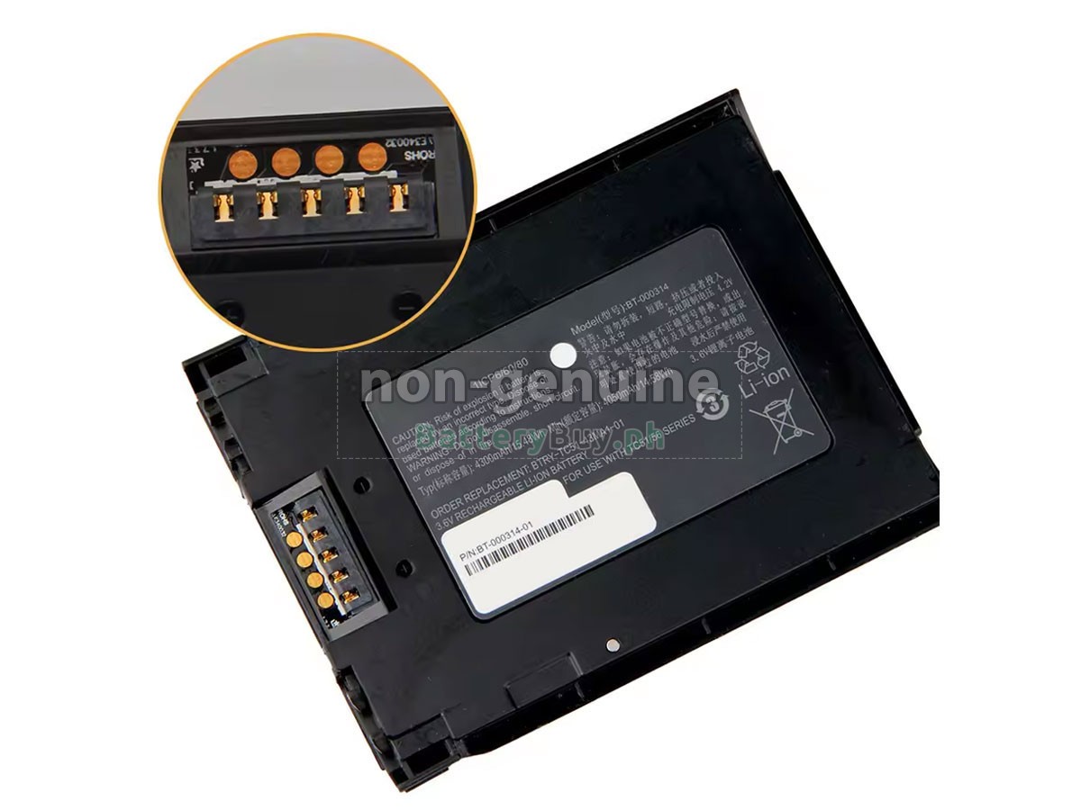 Zebra BT-000443-04 A T1F214 Replacement Battery