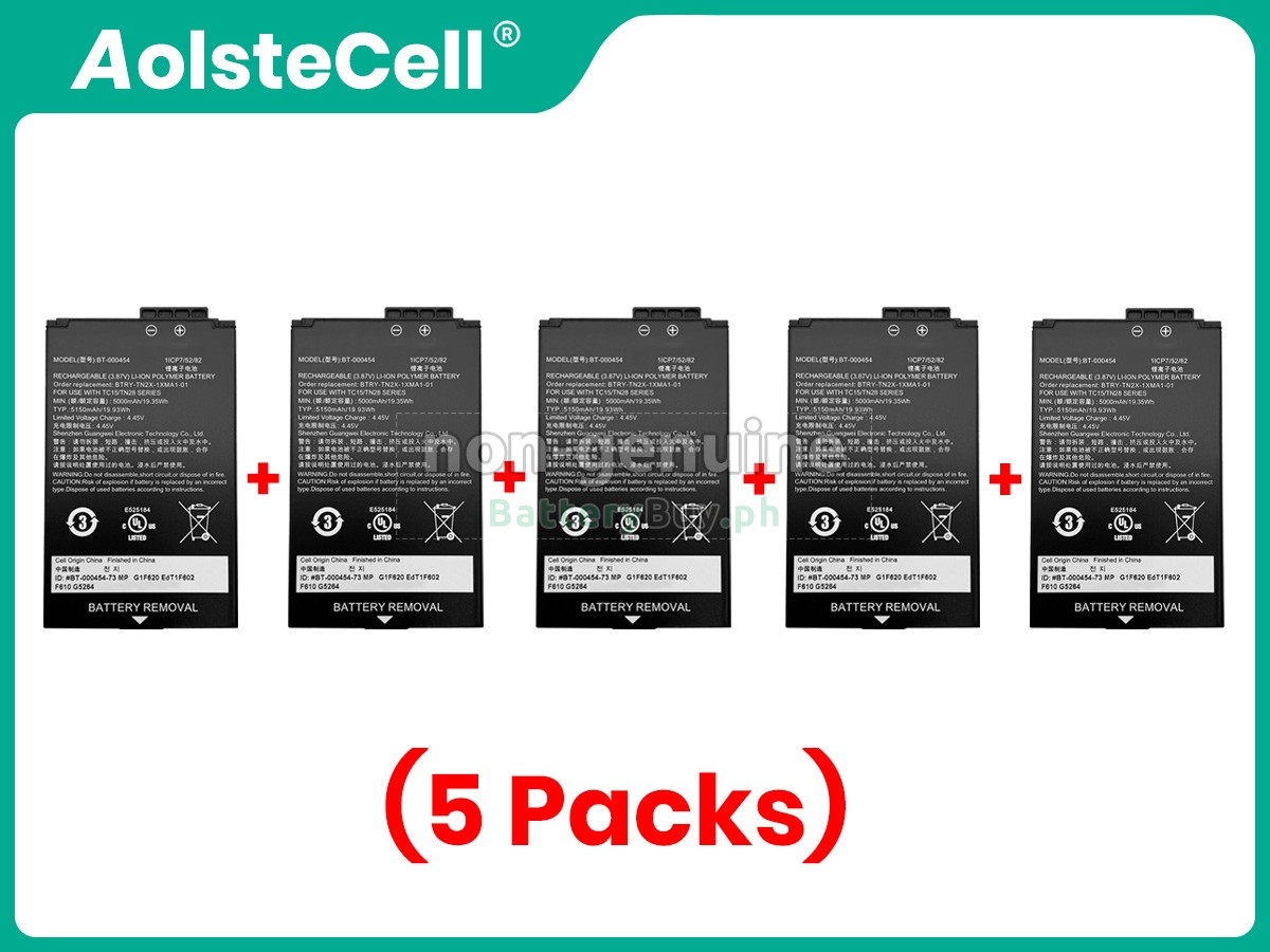 Zebra BTRY-TN2X-1XMA1-1A Replacement Battery