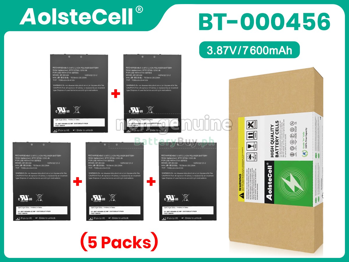 Zebra BT-000456(1ICP4/52/131-2) Replacement Battery