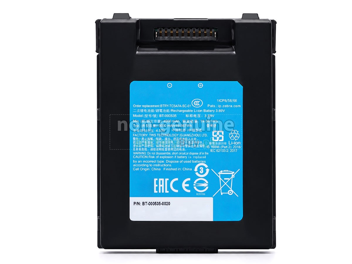 Zebra BT-000535-0020 Replacement Battery